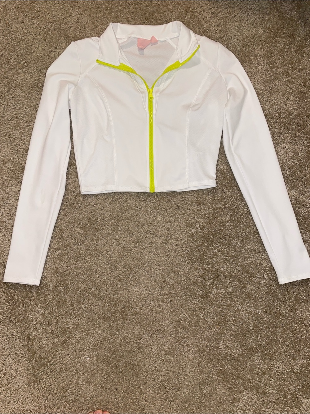 Cropped athletic jacket